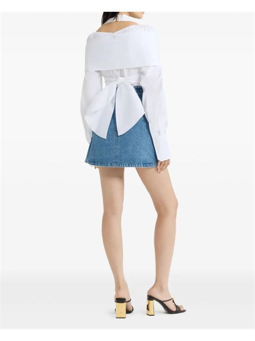 Patou Blusa a portafoglio in popeline Patou | BL0370017001WWHITE 001W